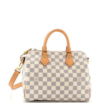 Louis Vuitton Speedy Bandouliere Bag Damier 25