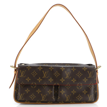 Louis Vuitton Viva Cite Handbag Monogram Canvas MM