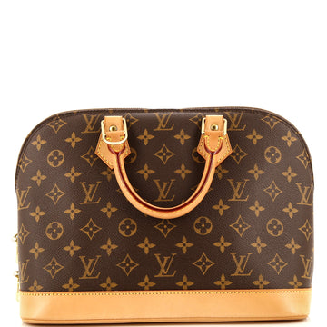 Louis Vuitton Vintage Alma Handbag Monogram Canvas PM