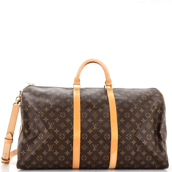Louis Vuitton Keepall Bandouliere Bag Monogram Canvas 55