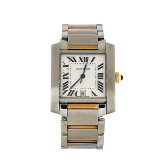 Cartier Tank Francaise Automatic Watch Stainless Steel and Yellow Gold 28