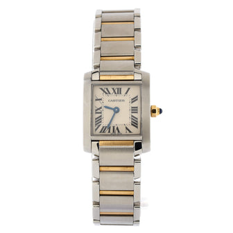 Cartier Tank Francaise Quartz Watch Stainless Steel and Yellow Gold 20