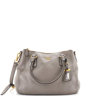 Prada Convertible Satchel Vitello Phenix Medium
