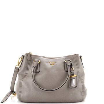 Prada Convertible Satchel Vitello Phenix Medium
