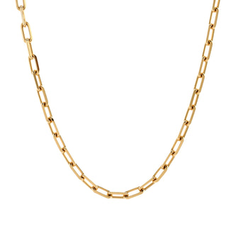 Cartier Santos de Cartier Chain Necklace 18K Yellow Gold Short