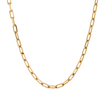 Cartier Santos de Cartier Chain Necklace 18K Yellow Gold Short