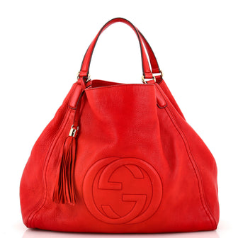 Gucci Soho Shoulder Bag Leather Large