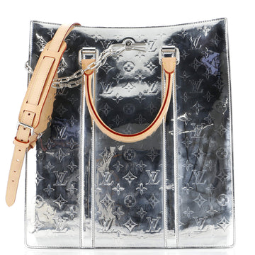 Louis Vuitton Sac Plat Bag Monogram Mirror Coated Canvas
