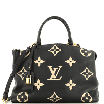 Louis Vuitton Grand Palais Handbag Bicolor Monogram Empreinte Giant