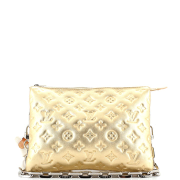 Louis Vuitton Coussin Bag Monogram Embossed Lambskin PM