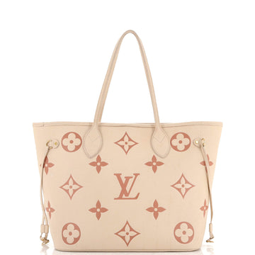 Louis Vuitton Neverfull NM Tote Bicolor Monogram Empreinte Giant MM