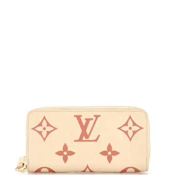 Louis Vuitton Zippy Wallet Bicolor Monogram Empreinte Giant