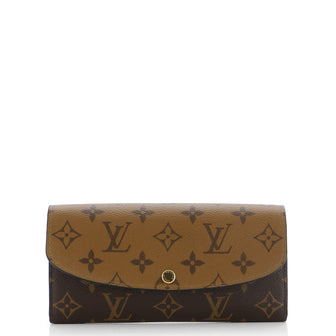 Louis Vuitton Emilie Wallet Reverse Monogram Canvas