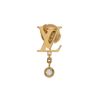 Louis Vuitton Idylle Blossom LV Ear Stud Earrings 18K Yellow Gold with Diamond