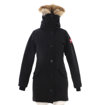 Canada Goose Women’s Rossclair Hooded Parka Polyester Blend with Down and Fur