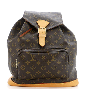 Louis Vuitton Vintage Montsouris Backpack Monogram Canvas GM