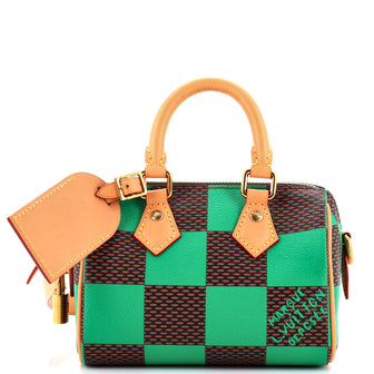 Louis Vuitton Speedy Bandouliere Bag Damier Pop 18