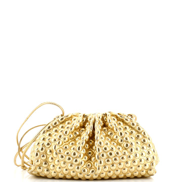 Bottega Veneta The Pouch Bubble Wrap Textured Leather Mini