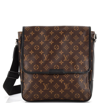 Louis Vuitton Bass Messenger Bag Macassar Monogram Canvas MM