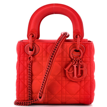 Christian Dior Ultra Matte Lady Dior Chain Bag Cannage Quilt Calfskin Mini