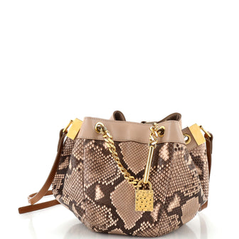 Chloe Camille Crossbody Bag Python Small