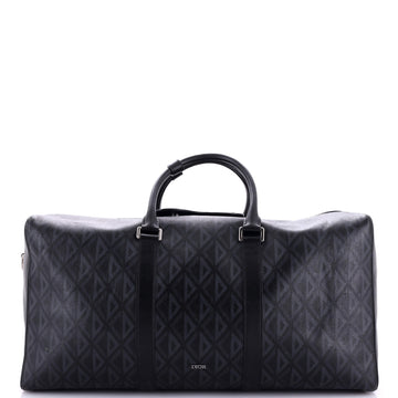 Christian Dior Lingot Duffle Bag CD Diamond Coated Canvas 50