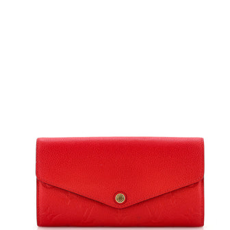Louis Vuitton Sarah Wallet NM Monogram Empreinte Leather