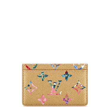 Louis Vuitton Card Holder Limited Edition Garden Monogram Canvas