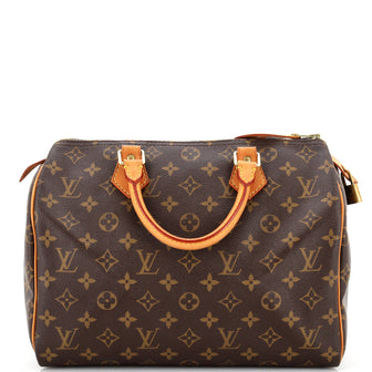 Louis Vuitton Speedy Handbag Monogram Canvas 30