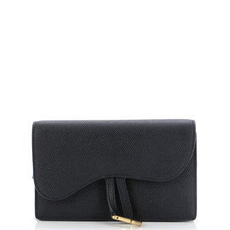 Christian Dior Saddle Rectangular Belt Bag Leather