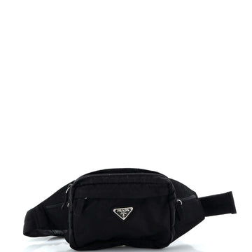Prada Zip Waist Bag Tessuto Small