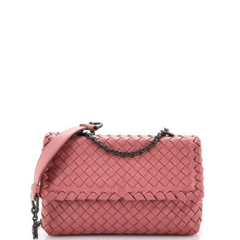 Bottega Veneta Olimpia Crossbody Bag Intrecciato Nappa Baby