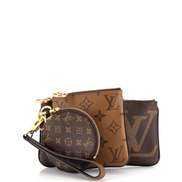 Louis Vuitton Trio Pouch Set Reverse Monogram Giant