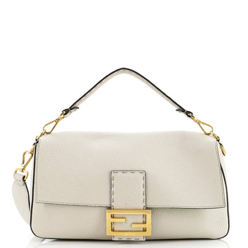 Fendi Selleria Baguette NM Bag Leather Large