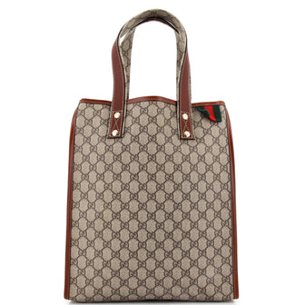 Gucci Web Loop Tote GG Coated Canvas Tall