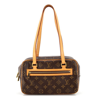 Louis Vuitton Cite Handbag Monogram Canvas MM