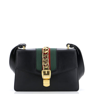 Gucci Sylvie Shoulder Bag Leather Small