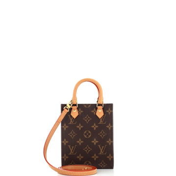 Louis Vuitton Petit Sac Plat Bag Monogram Canvas