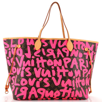 Louis Vuitton Neverfull Tote Limited Edition Monogram Graffiti GM