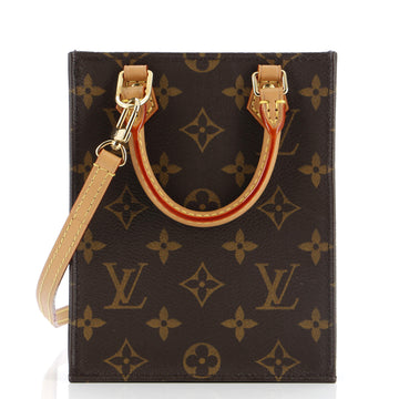 Louis Vuitton Petit Sac Plat Bag Monogram Canvas