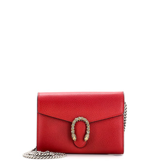 Gucci Dionysus Chain Wallet Leather with Embellished Detail Small