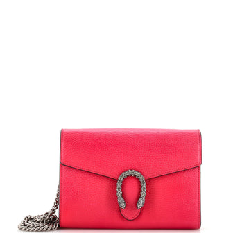 Gucci Dionysus Chain Wallet Leather with Embellished Detail Small