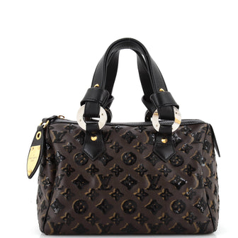 Louis Vuitton Speedy Handbag Limited Edition Monogram Eclipse Sequins 28