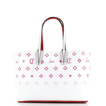 Christian Louboutin Cabata East West Tote Degrade Monogram Printed Leather Small