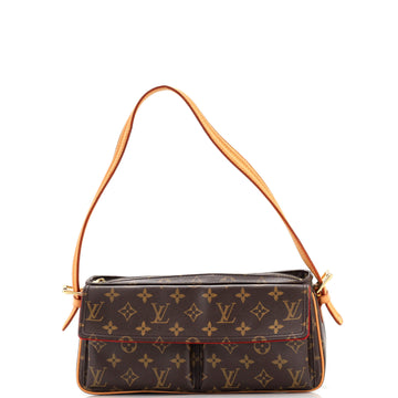 Louis Vuitton Viva Cite Handbag Monogram Canvas MM