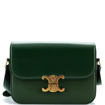 Celine Triomphe Shoulder Bag Smooth Calfskin Medium