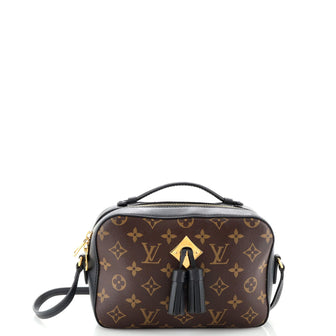 Louis Vuitton Saintonge Handbag Monogram Canvas with Leather