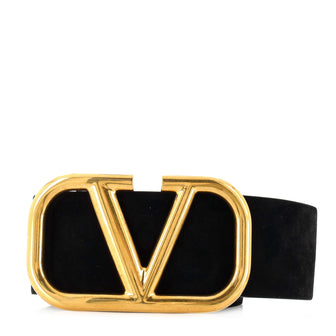 Valentino Garavani VLogo Belt Leather Extra Wide