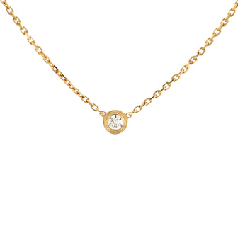 Cartier Cartier D'Amour Pendant Necklace 18K Yellow Gold and Diamond XS