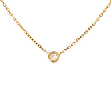 Cartier Cartier D'Amour Pendant Necklace 18K Yellow Gold and Diamond XS